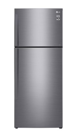 ثلاجة بفريزر علوي ال جي 15.4 قدم سلفر - LT17CBBSIN