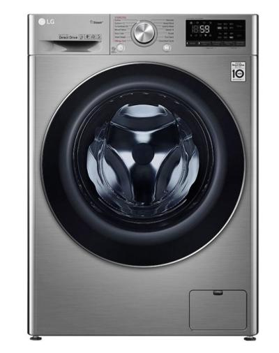 غسالة ال جي اوتوماتيك امامية 10.5 كيلو استيل خط 220 - WFV1114XMT