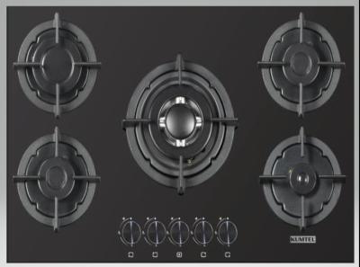 سطح بلت ان غاز كومتيل 5 عيون 90 سم اسود (تركي) شبك عريض C9-50BTF-H