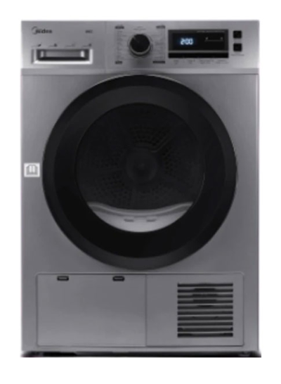 ميديا مجفف ملابس تعبئة أمامية, 8 كجم, تعمل بالتكثيف, ستيل - MDG80CS