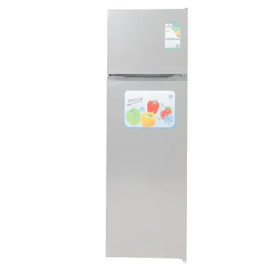 Basic 2-Door Stainless Steel Refrigerator 9.2 cu. ft. Ice Pack Model BRD-D280ML SS