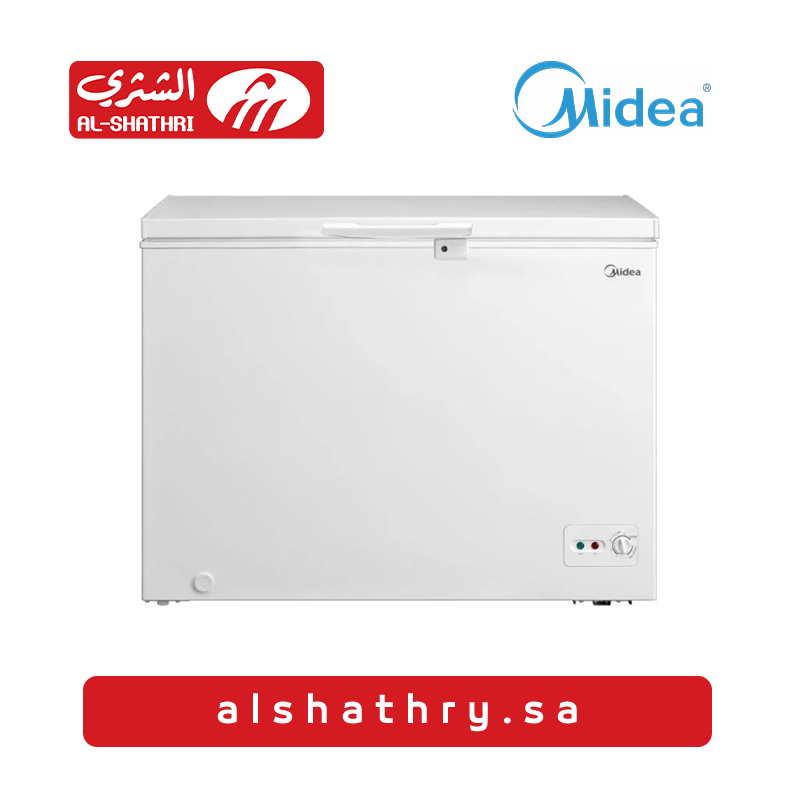 Midea Chest Freezer 10.2 Cu.ft, 290 Liters, Lock Switch, White HS