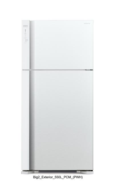 ثلاجة هيتاشي سعة الثلاجة 14.3 قدم سعة المجمد 5.1 قدم أبيض (تايلندي) R-V700PS7K-1TWH(ME)