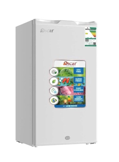 ثلاجه اوسكار باب واحد 89 لتر 3.1 قدم أبيض OR120DW