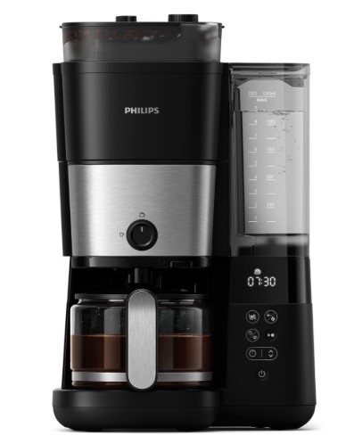 ماكينه صنع القهوه بالتقطير مع مطحنه مدمجه فلتردائم حاويه حبوب HD7900/50