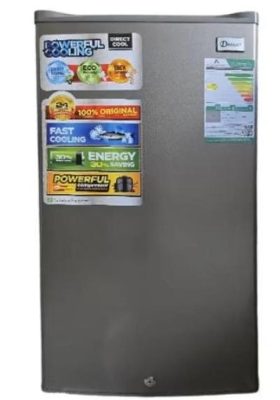 ثلاجه دان سات 140 سلفر غامق 2.9 قدم باب واحد DNFS140SR