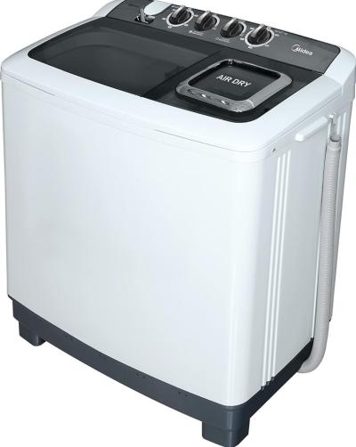 غساله ميديا حوضين 10 كيلو غسيل ابيض م/ (TW100ADN(B