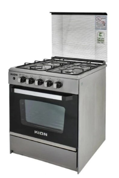 فرن غاز كيون ٥٥*٥٥ امان كامل استيل موديل KFS555B-1