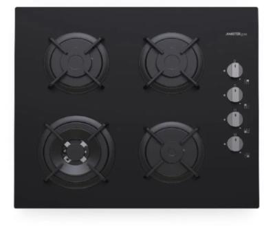 سطح مستر جاز 60 سم 4 عيون غاز شبك ثقيل تركى MGSB1211