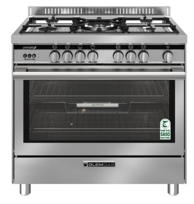 مطبخ جليم غاز 60*100 امان تام متعدد مقلاة هوائية استيل - ST167GIFSMFAF